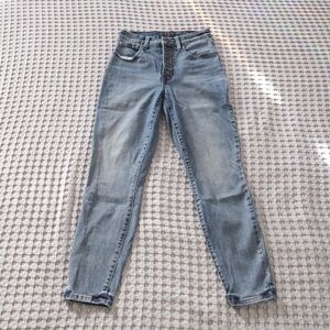 Lucky Brand High Rise Skinny Jeans Faded Denim - Size 6 / 28